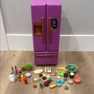 Our Generation Refrigerator and Food